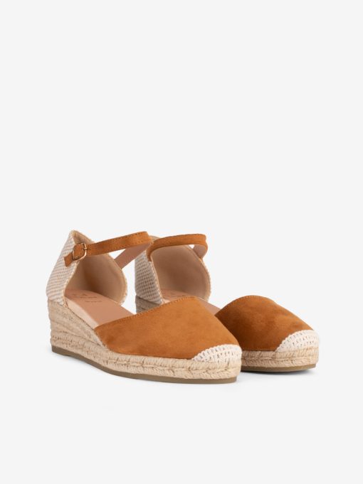 SANDÁLIA EM SOLA DE CUNHA EM CORDA ESTILO VALENCIANA COM FIVELA - Image 2