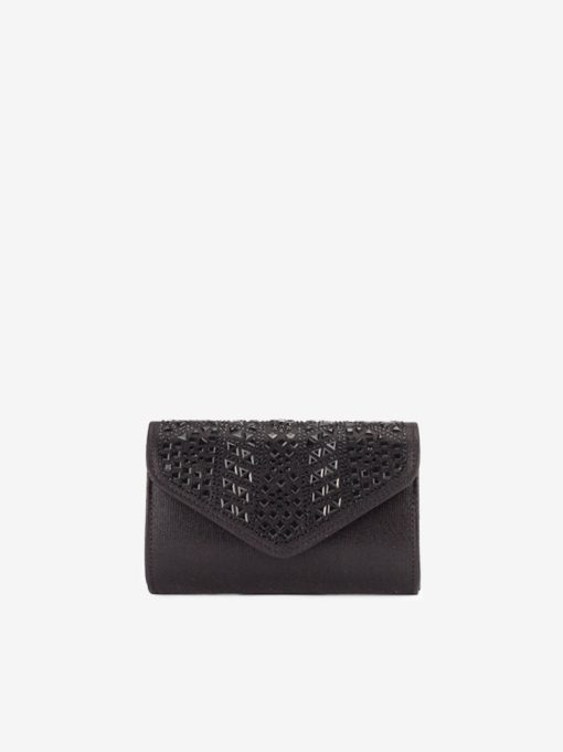 MALA DE MÃO ESTILO ENVELOPE COM APLICAÇÕES DE CRISTAIS - Image 5