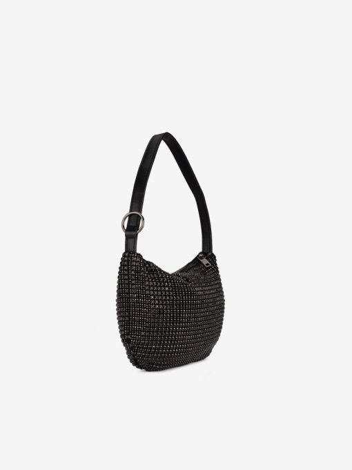 MALA CLUTCH DE MÃO COM APLICAÇÕES DE CRISTAIS - Image 4