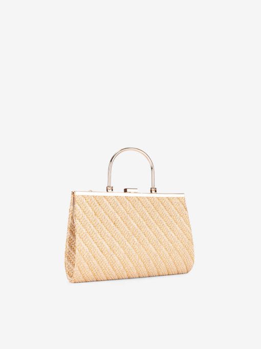 MALA CLUTCH DE MÃO EM RÁFIA - Image 2