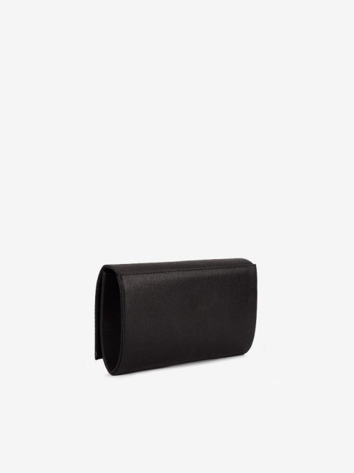 MALA CLUTCH DE MÃO METALIZADA COM APLICAÇÕES DE CRISTAIS - Image 4