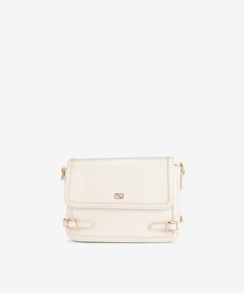 CLUTCH DE ABA ESTAMPADA COM ALÇA TIRACOLO