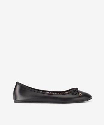 SABRINA COM LAÇO E DETALHE DE FORRO FLORAL - PRETO, 36