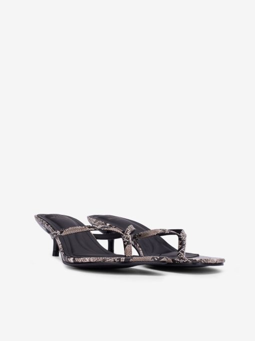 SANDÁLIA MULE DE SALTO COM ESTAMPADO LEOPARDO - Image 2