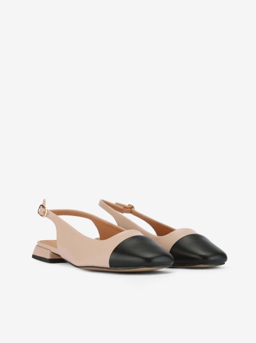SAPATO SLING BACK COM CAP TOE EM FORMA QUADRADA - Image 2