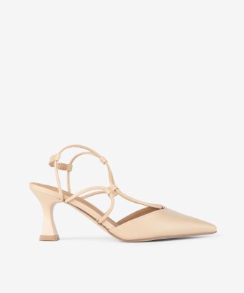 SAPATO PUMP DE SALTO COM FORMA PONTIAGUDA