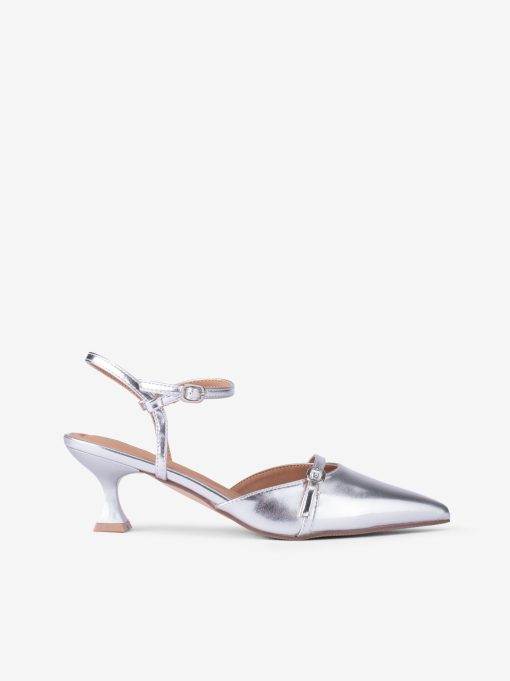 SAPATO SLING BACK MARY JANE DE SALTO COM FORMA PONTIAGUDA - Image 3