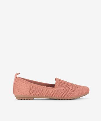 SAPATO LOAFER EM TECIDO MESH COM SOLA FLEX