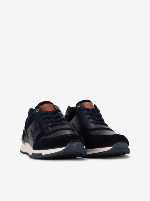 SAPATILHA MULTIPEÇA EM PELE COMBINADA DE ATACADOR COM SOLA RETRO RUNNING - Image 2
