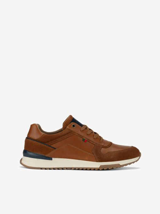 SAPATILHA MULTIPEÇA EM PELE COMBINADA DE ATACADOR COM SOLA RETRO RUNNING - Image 3