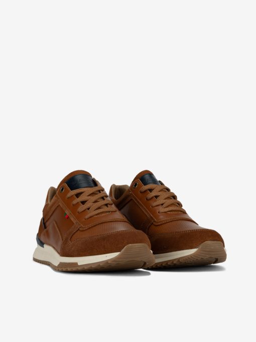 SAPATILHA MULTIPEÇA EM PELE COMBINADA DE ATACADOR COM SOLA RETRO RUNNING - Image 4