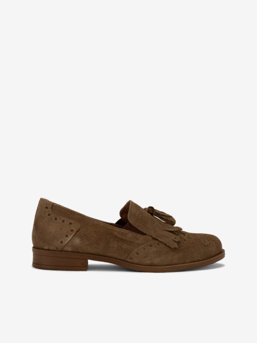 SAPATO LOAFER EM CROUTE CAMURÇA - Image 5