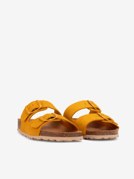 CHINELO INDIGO BAY EM CROUTE CAMURÇA COM DUPLA FIVELA METÁLICA E PALMILHA BIO - Image 2