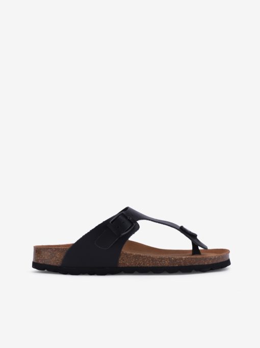 CHINELO DE DEDO EM PELE INDIGO BAY COM FIVELA E PALMILHA BIO - Image 3