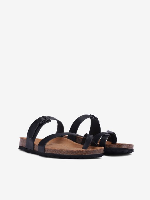 CHINELO INDIGO BAY DE DEDO COM PEÇA DE FIVELA EM PELE COM PALMILHA BIO - Image 4