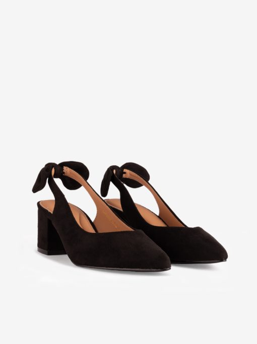 SAPATO SLING BACK DE TACÃO COM LAÇO EM FORMA PONTIAGUDA - Image 2