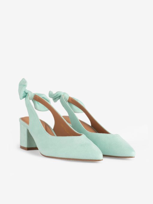 SAPATO SLING BACK DE TACÃO COM LAÇO EM FORMA PONTIAGUDA - Image 6