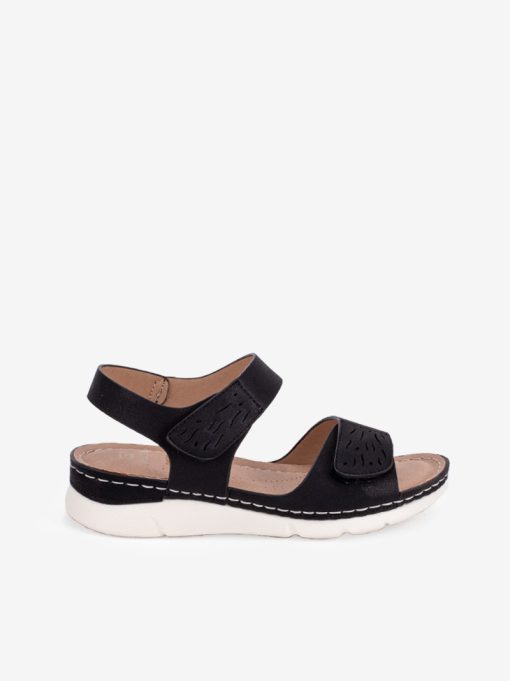 SANDALIA DE COMFORTO COM VELCRO DE SOLA CUNHA DE CONFORTO E PALMILHA ANATÓMICA - Image 3