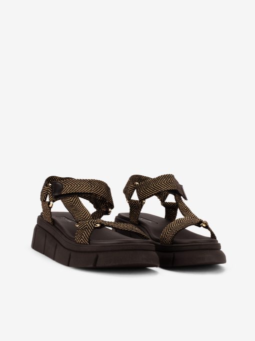 SANDÁLIA SEASIDE X BEIRA RIO ASSIMÉTRICA DE VELCRO COM SOLA CHUNKY PLATFORM - Image 4