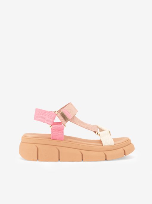 SANDÁLIA SEASIDE X BEIRA RIO ASSIMÉTRICA DE VELCRO COM SOLA CHUNKY PLATFORM - Image 7
