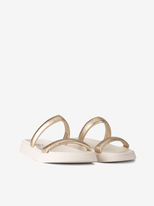 SANDAL WITH METALLIC TUBULAR STRAPS ON ANATOMICAL INSOLE - Image 2