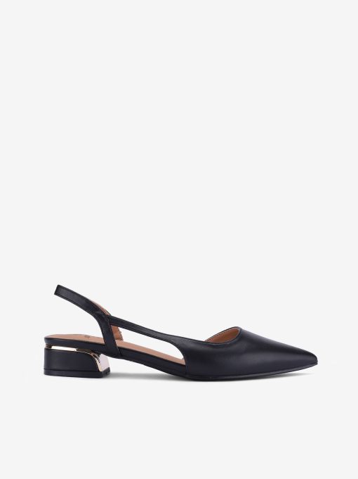 SAPATO SLING BACK DE TACÃO COM DETALHE METÁLICO - Image 3