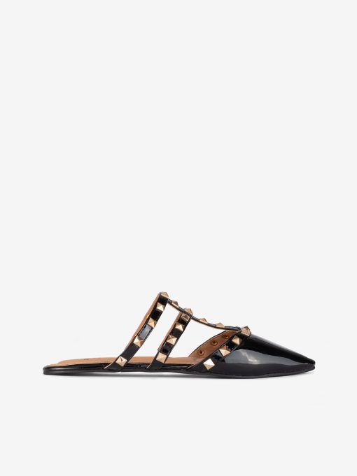 SAPATO MULE COM APLICAÇÕES METÁLICAS EM FORMA PONTIAGUDA - Image 3