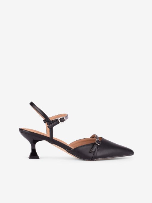 SAPATO SLING BACK MARY JANE DE SALTO COM FORMA PONTIAGUDA - Image 5