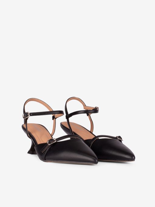 SAPATO SLING BACK MARY JANE DE SALTO COM FORMA PONTIAGUDA - Image 6