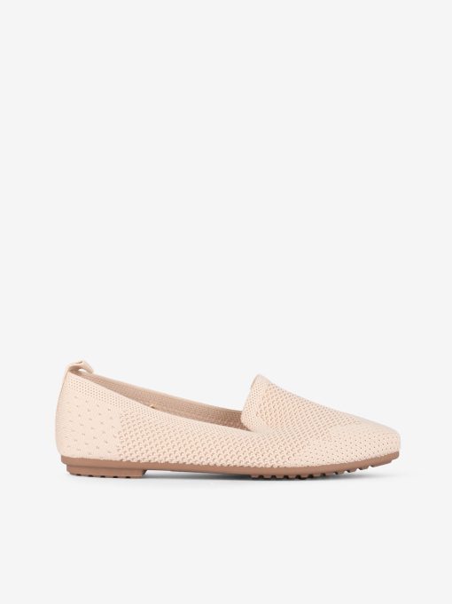 SAPATO LOAFER EM TECIDO MESH COM SOLA FLEX
