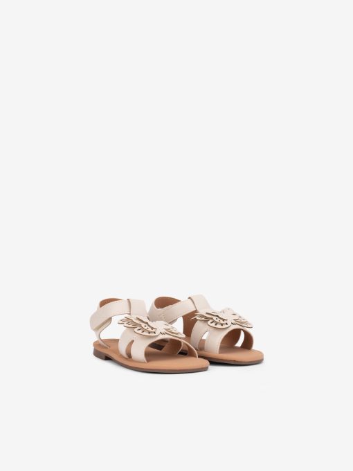 SANDÁLIA RASA DE VELCRO COM DETALHE - Image 2