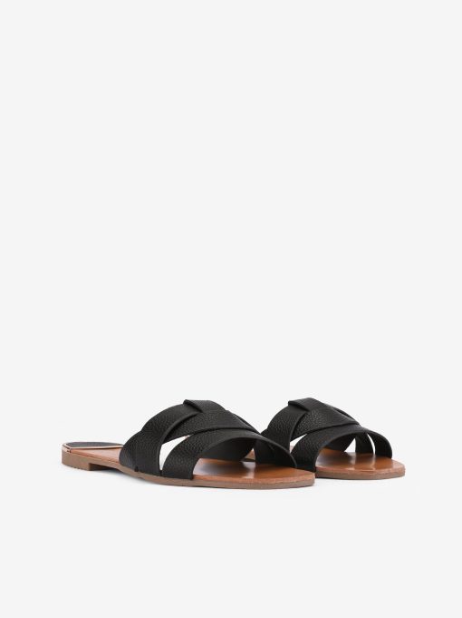 SANDÁLIA RASA COM TIRAS CRUZADAS ESTAMPADAS - Image 22