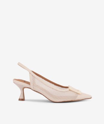SAPATO PUMP SLING BACK EM MESH