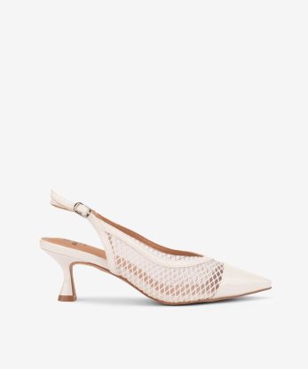 SAPATO PUMP SLING BACK EM MESH