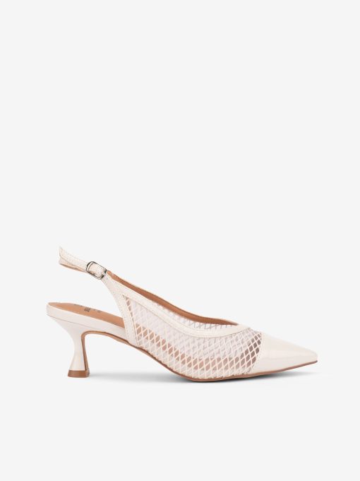 SAPATO PUMP SLING BACK EM MESH