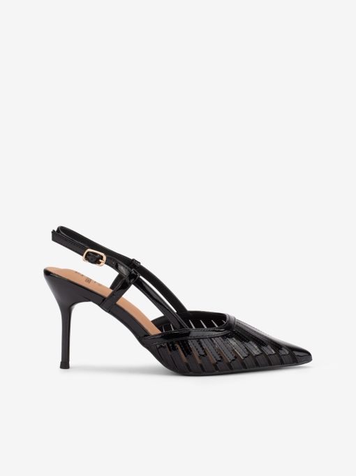 SAPATO PUMP SLING BACK EM VERNIZ - Image 3