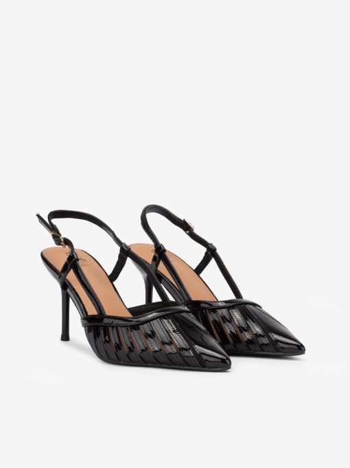 SAPATO PUMP SLING BACK EM VERNIZ - Image 4