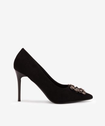 SAPATO PUMP COM APLICAÇÃO