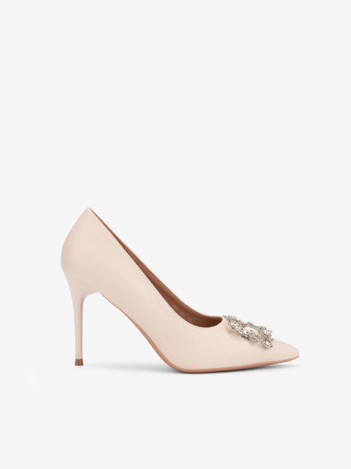 SAPATO PUMP COM APLICAÇÃO