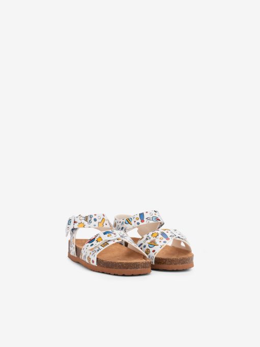 SANDÁLIA BIO ESTAMPADA DE FIVELAS COM PALMILHA ANATÓMICA - Image 2