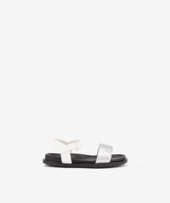 SANDÁLIA COMBINADA DE VELCRO COM PALMILHA ANATÓMICA