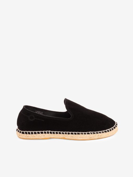 ESPADRILLE EM CROUTE CAMURÇA COM SOLA DE CORDA COM COSTURA - Image 3