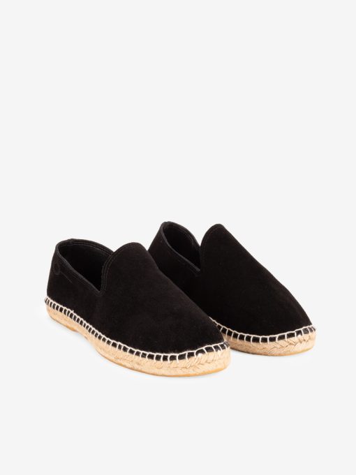 ESPADRILLE EM CROUTE CAMURÇA COM SOLA DE CORDA COM COSTURA - Image 4