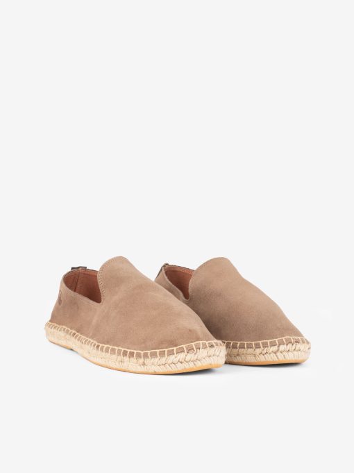 ESPADRILLE EM CROUTE CAMURÇA COM SOLA DE CORDA COM COSTURA - Image 6