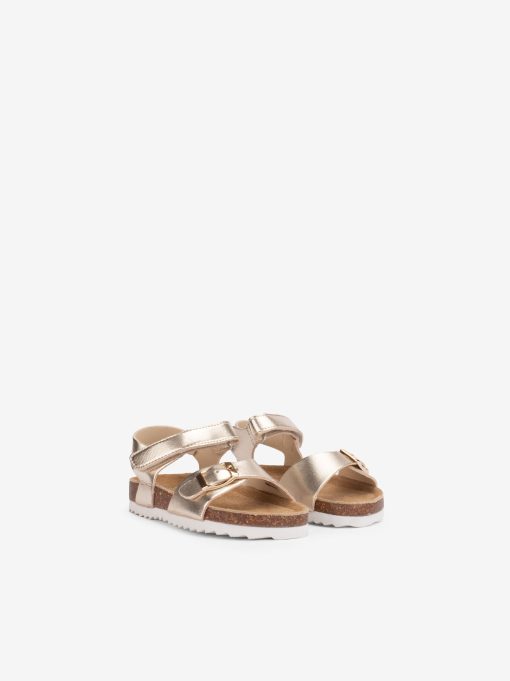 SANDÁLIA BIO METALIZADA COM VELCRO E FIVELA - Image 2