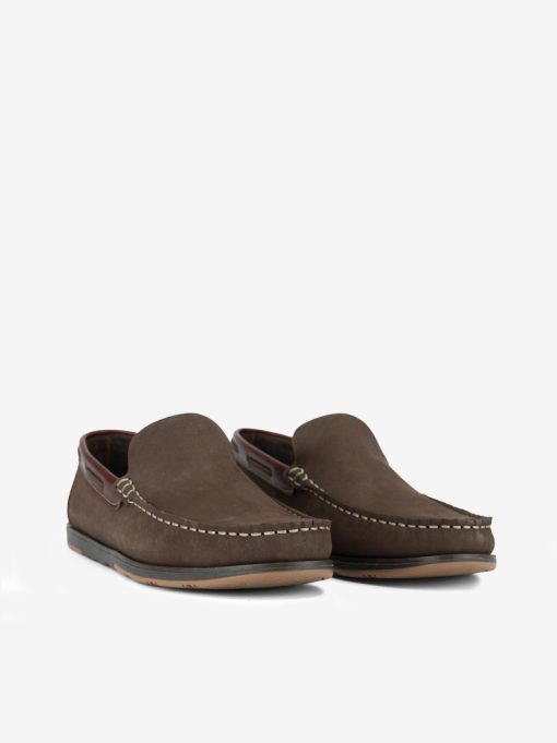 SAPATO MOCASSIM SLIP ON EM PELE NOBUCK COMBINADA - Image 6