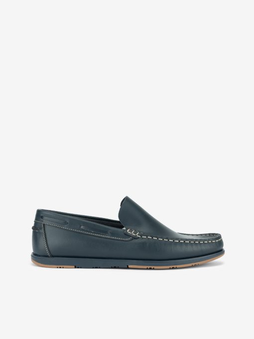 SAPATO MOCASSIM SLIP ON EM PELE