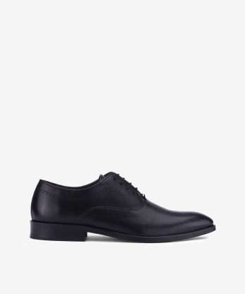 SAPATO OXFORD ESTILO CLÁSSICO EM PELE DE ATACADOR