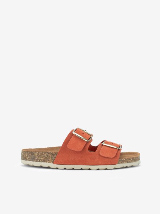 CHINELO INDIGO BAY EM CROUTE CAMURÇA COM DUPLA FIVELA METÁLICA E PALMILHA BIO - Image 7