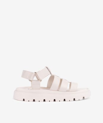 SANDÁLIA ESTILO FISHERMAN EM NAPA - BRANCO, 35